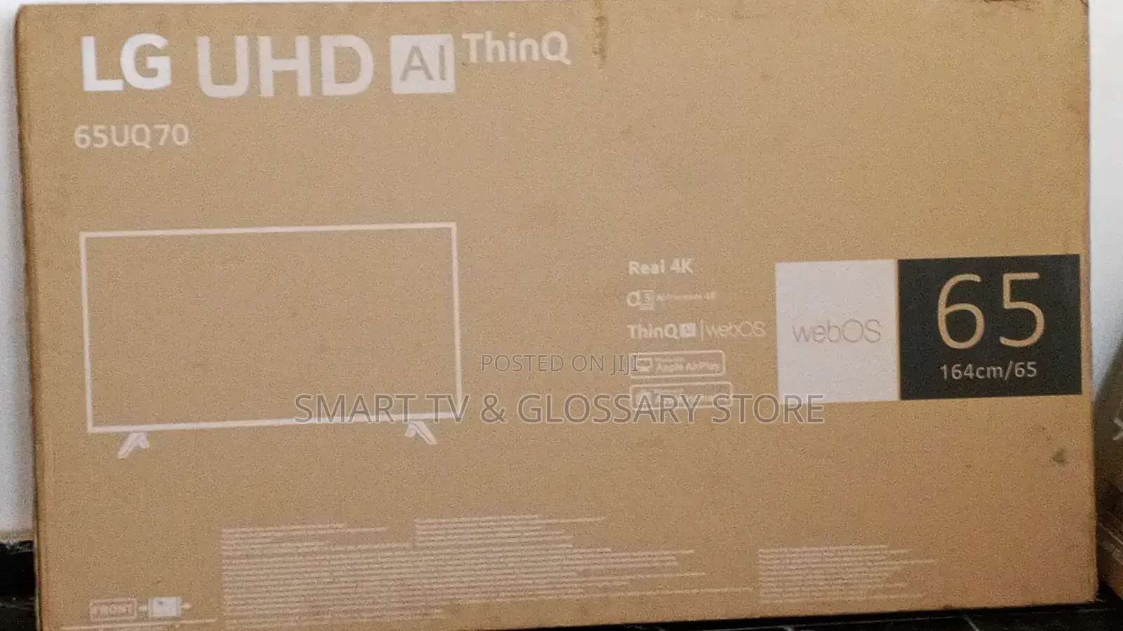 65 Inches Lg Smart Tv With Ai Processor 4k Apple Air Play