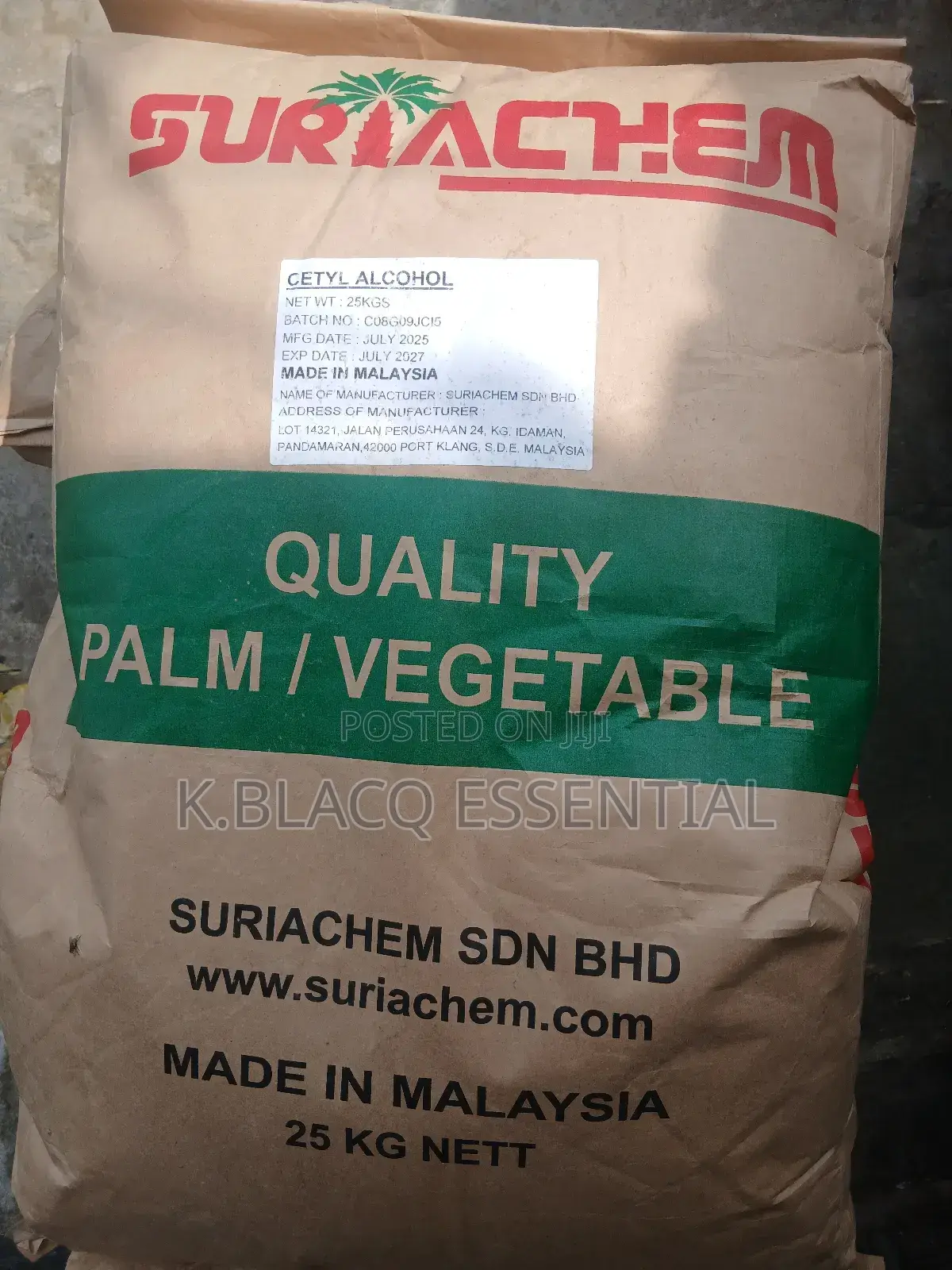 Cetyl Alcohol 1kg