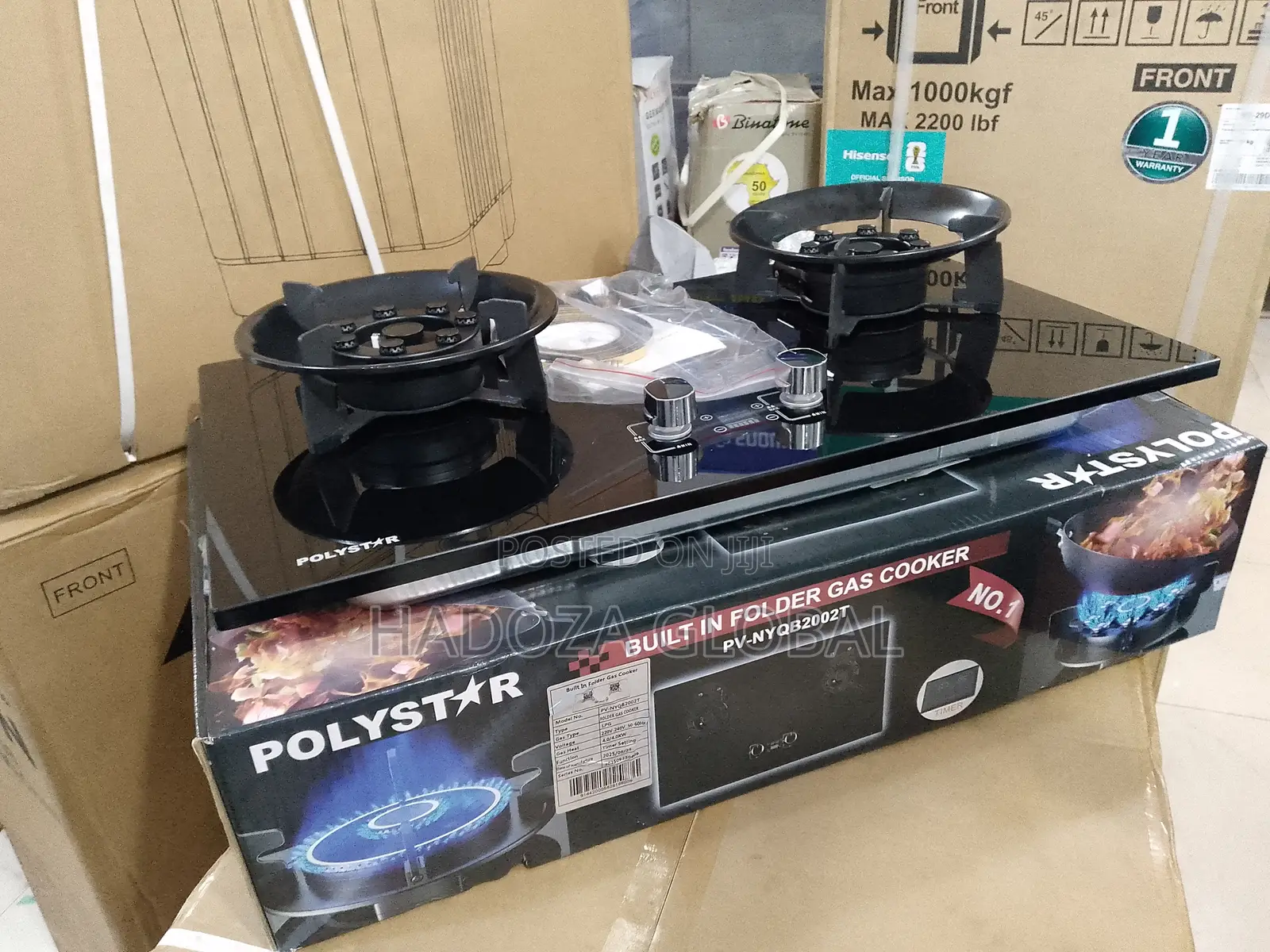 Polystar Dual Burner Cooking Gas Unit