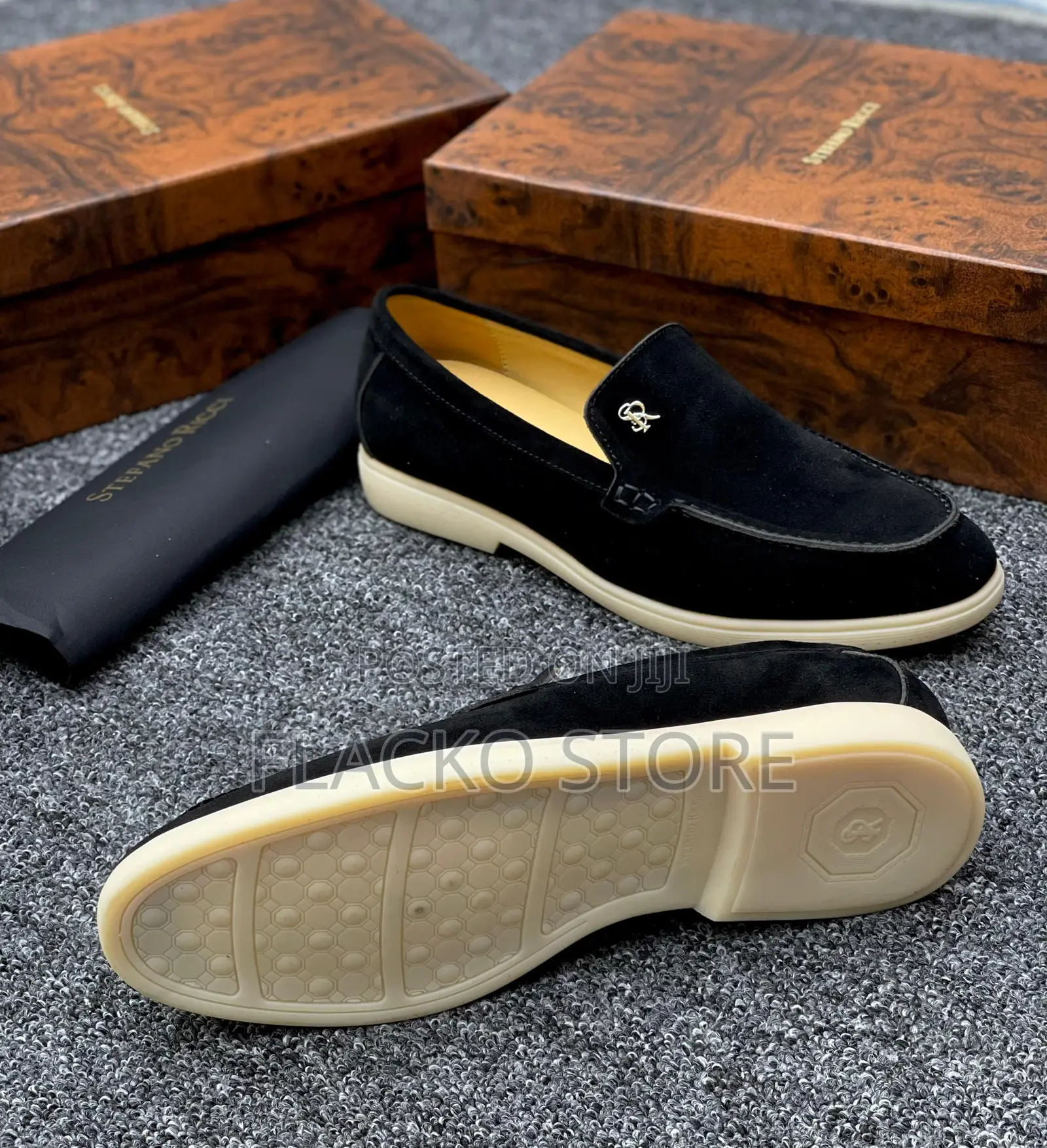 Original Stafano Ricci Suede Loafers Shoes