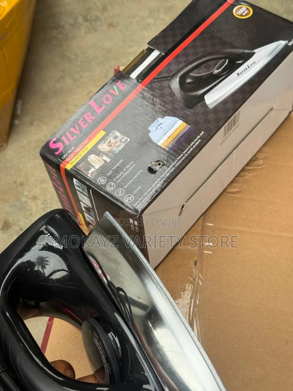 Silver Love 1000w High Quality Dry Iron