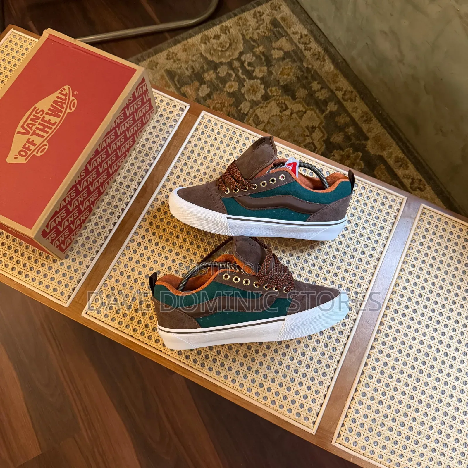 Vans Knu Skool Vans Vr3 Lx Caramel Brown/Twilight Green