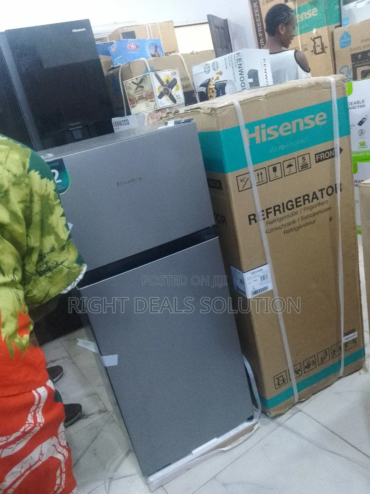 Hisense 124l Top-Mount Freezer Refrigerator - Model 172dr