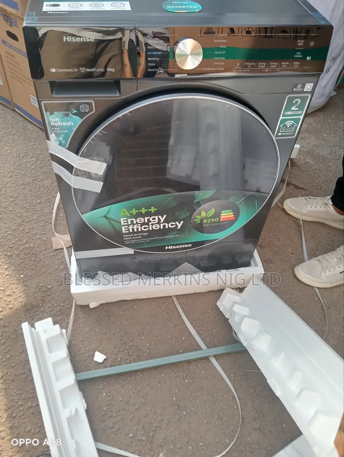 Hisense Dryer 10kg Inverter 2 Years Warranty
