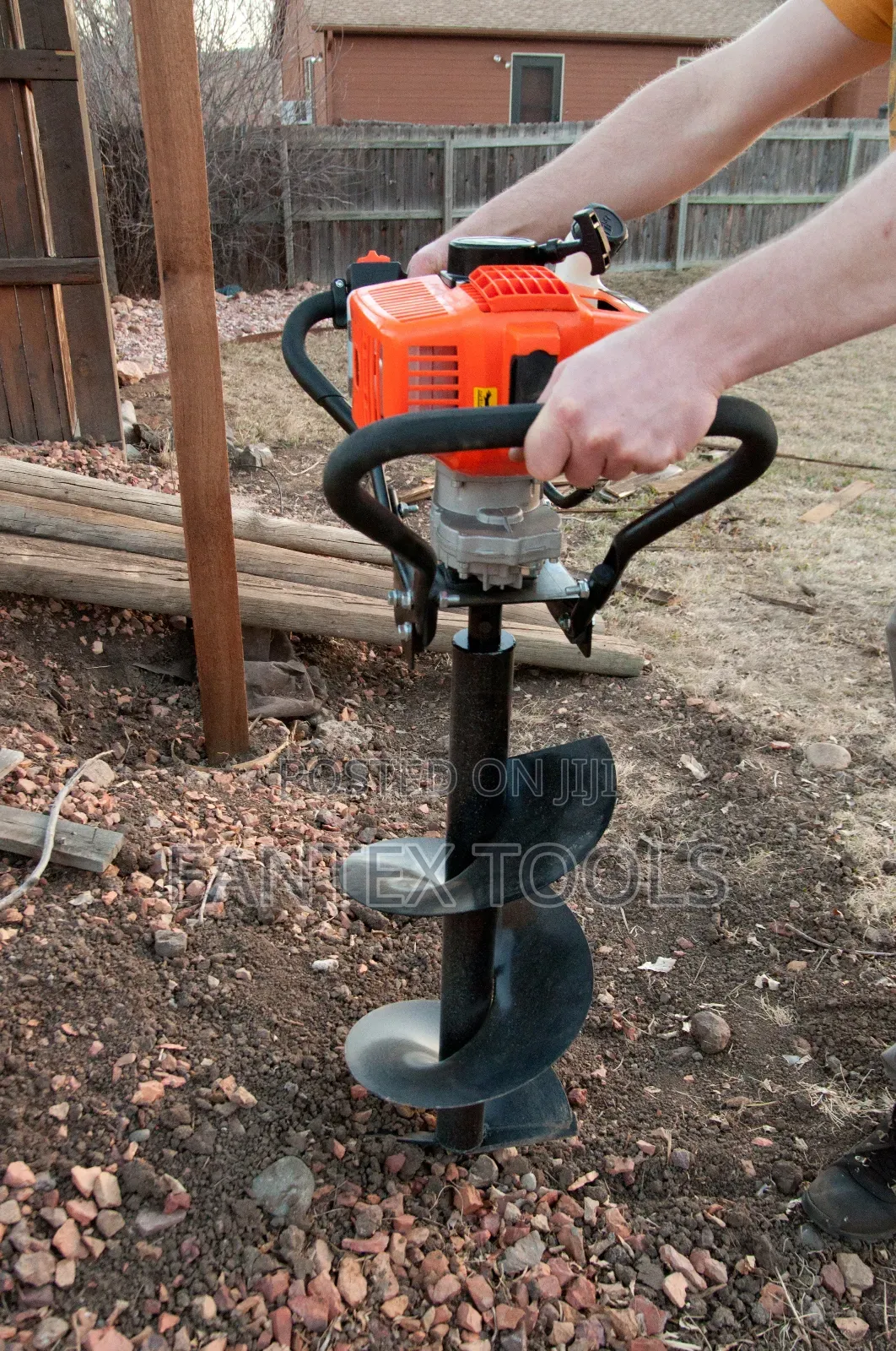Earth Auger Diging Machine.