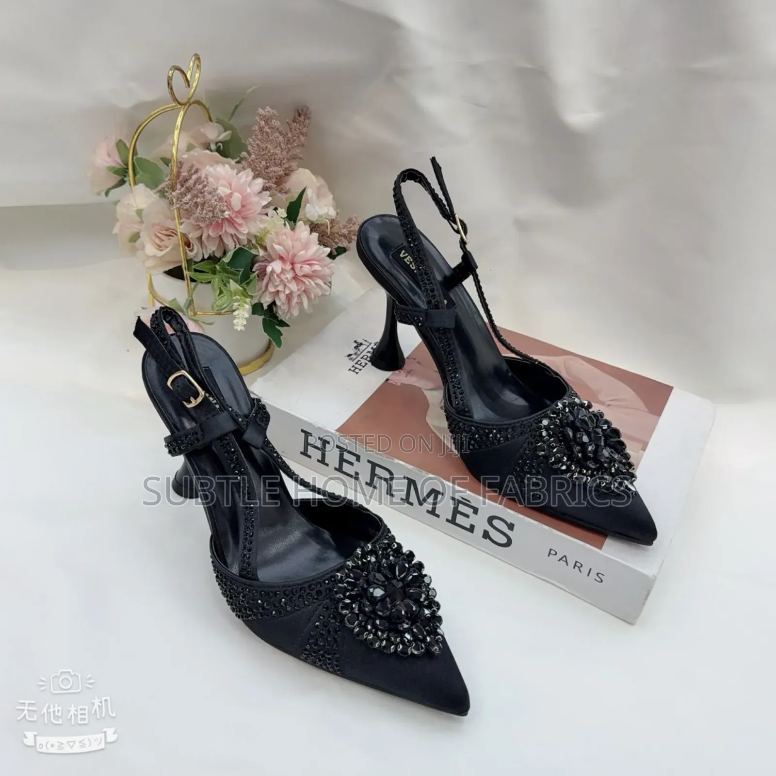 Ladies Half Cover Shoe With Stones