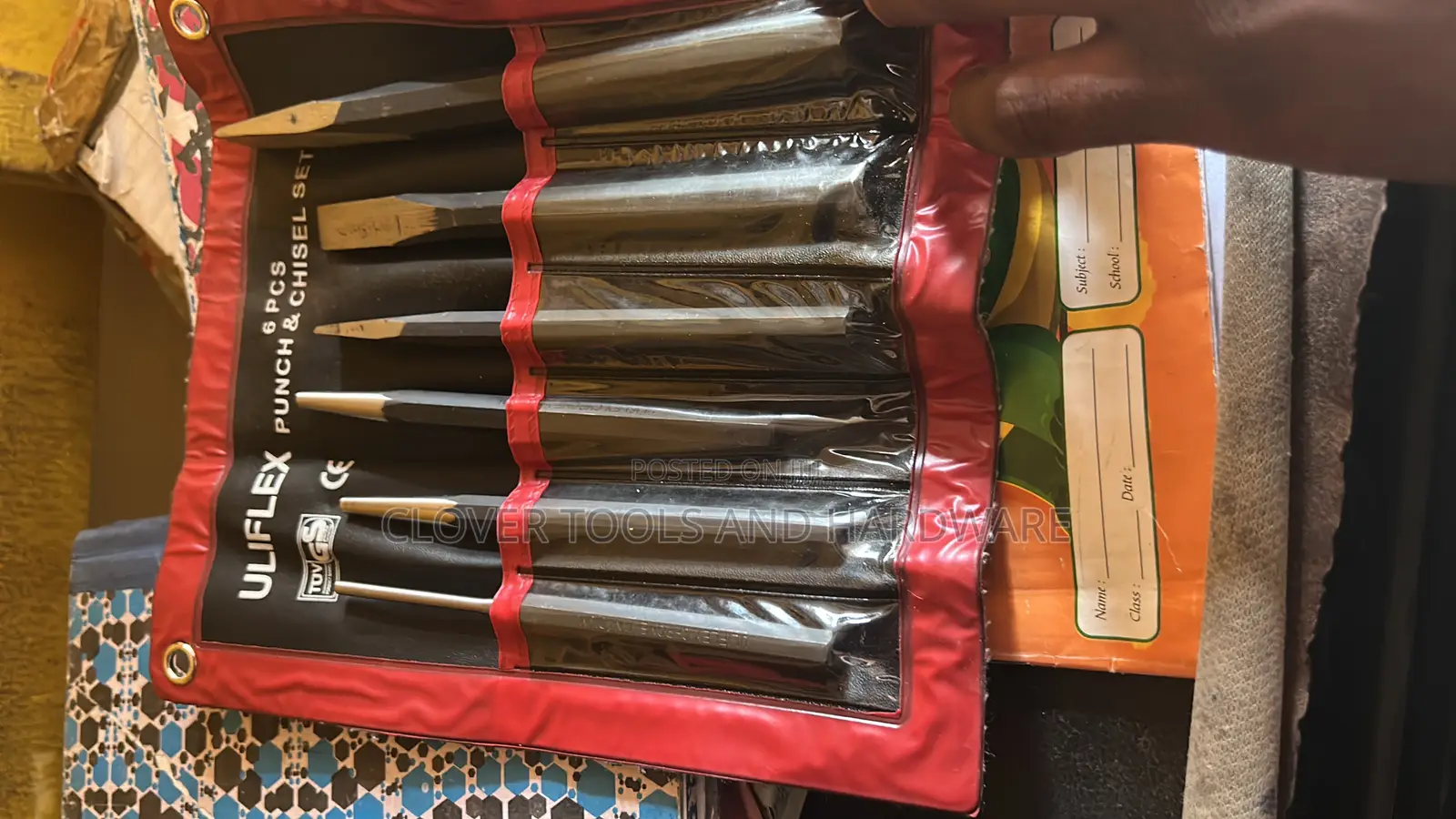 6-Piece Punch and Chisel Set.