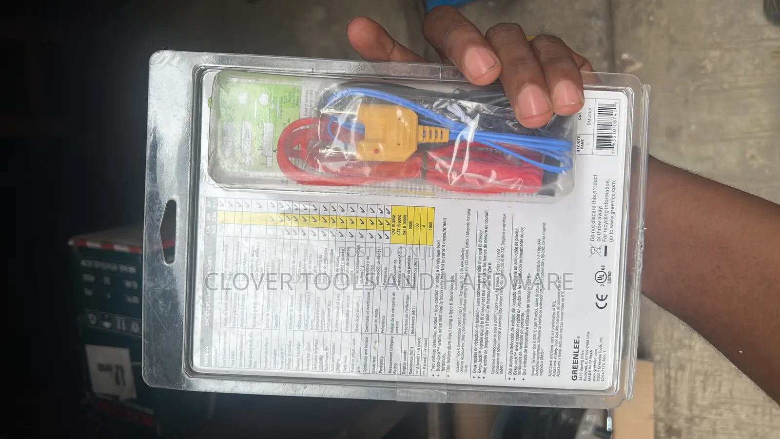Greenlee Dm-210a Digital Multimeter