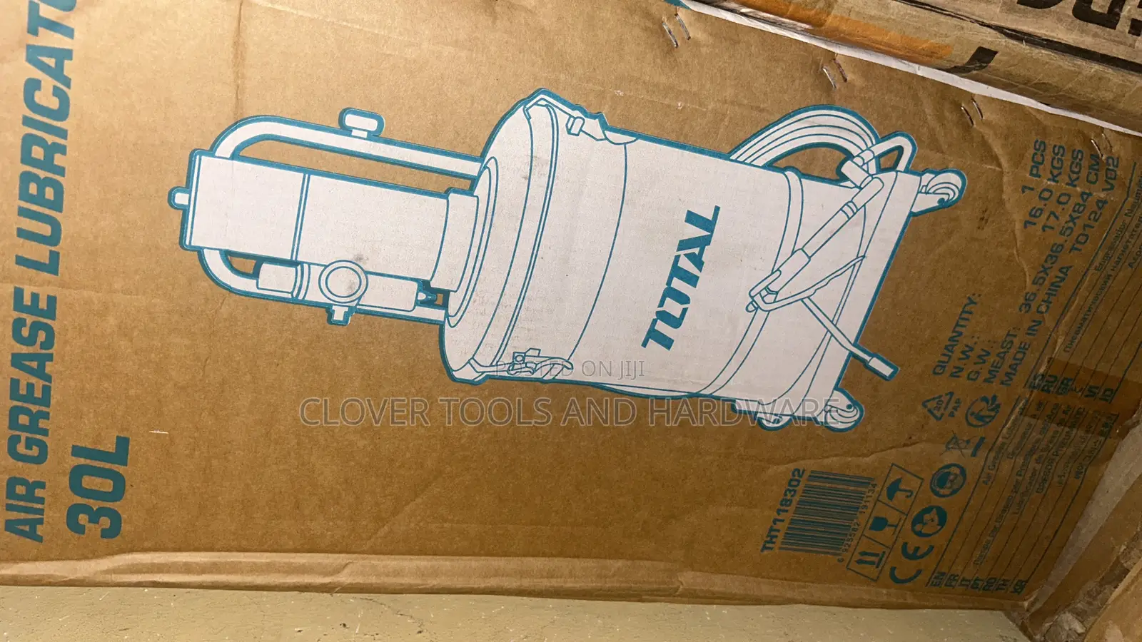 Total Tht118302 Air Grease Lubricator 30l.
