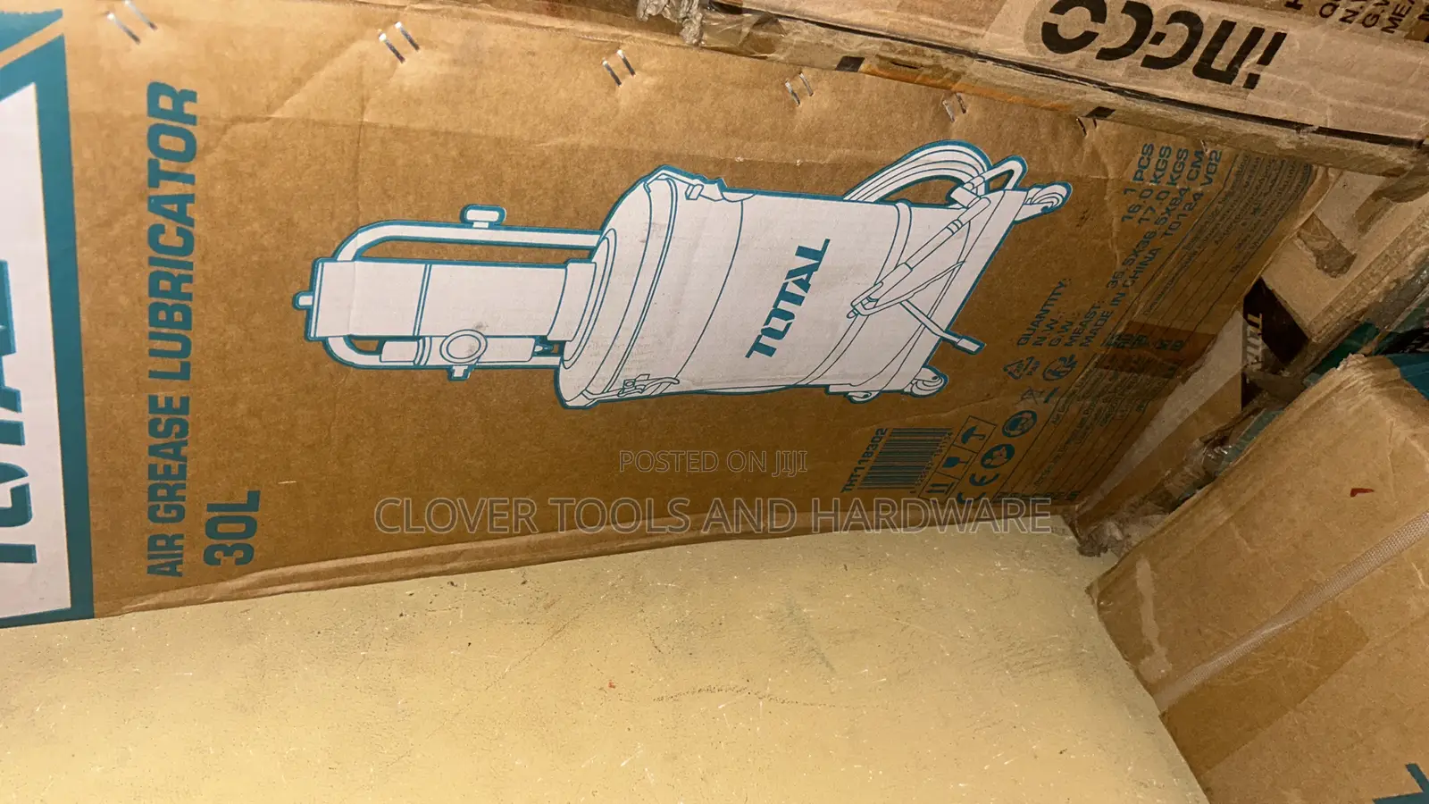 Total Tht118302 Air Grease Lubricator 30l.