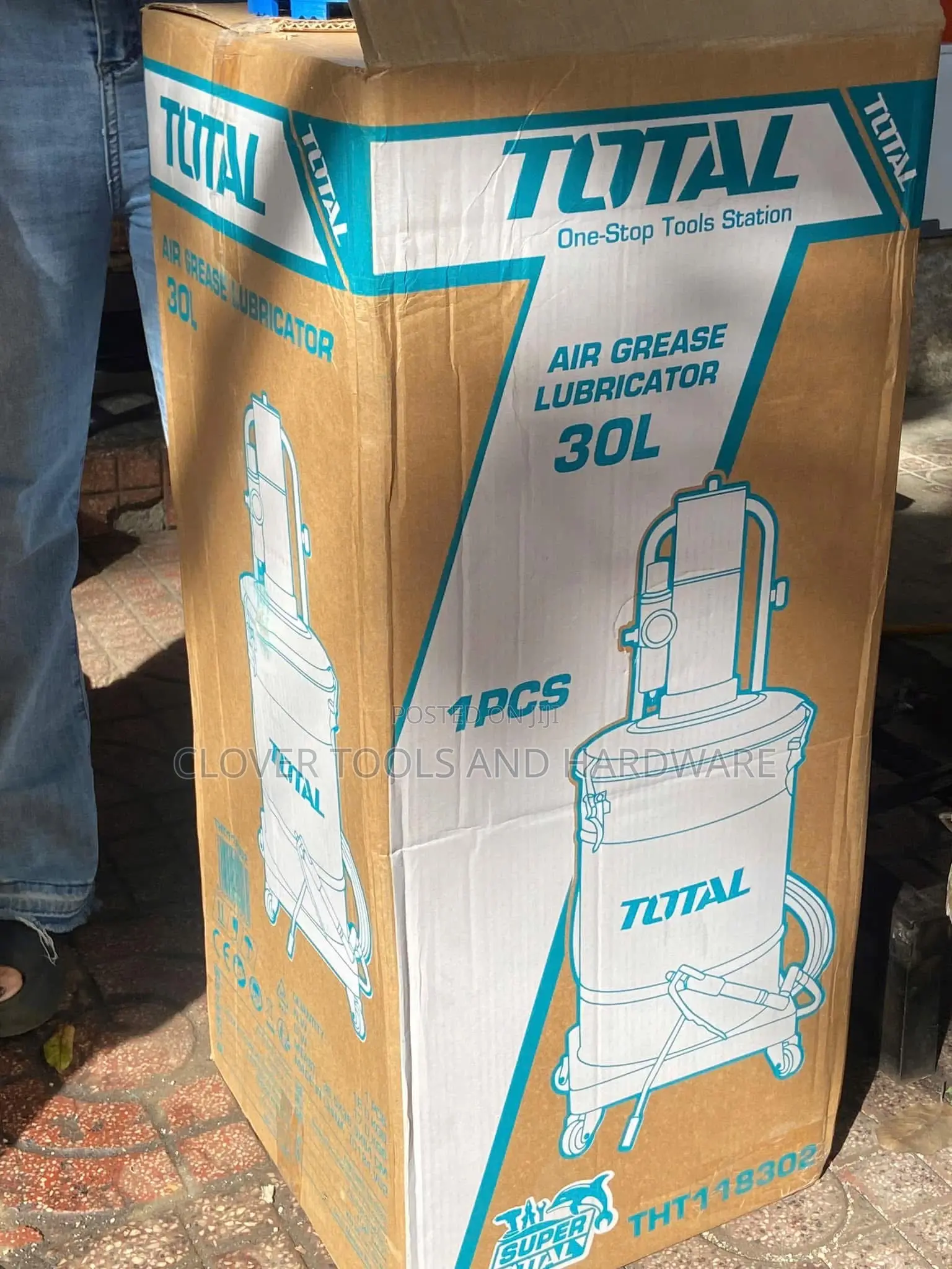 Total Tht118302 Air Grease Lubricator 30l.