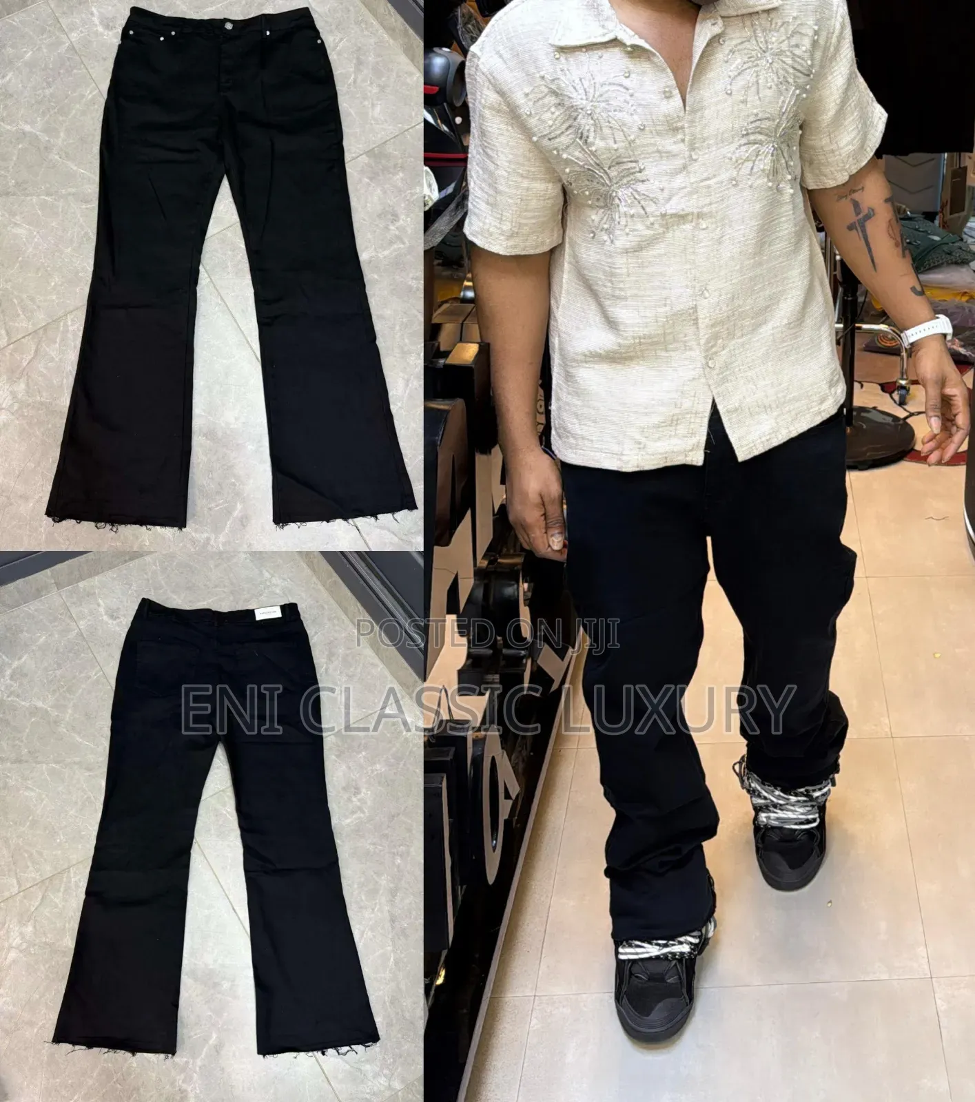 Balenciaga Luxury Men's Jeans Well Banded Package