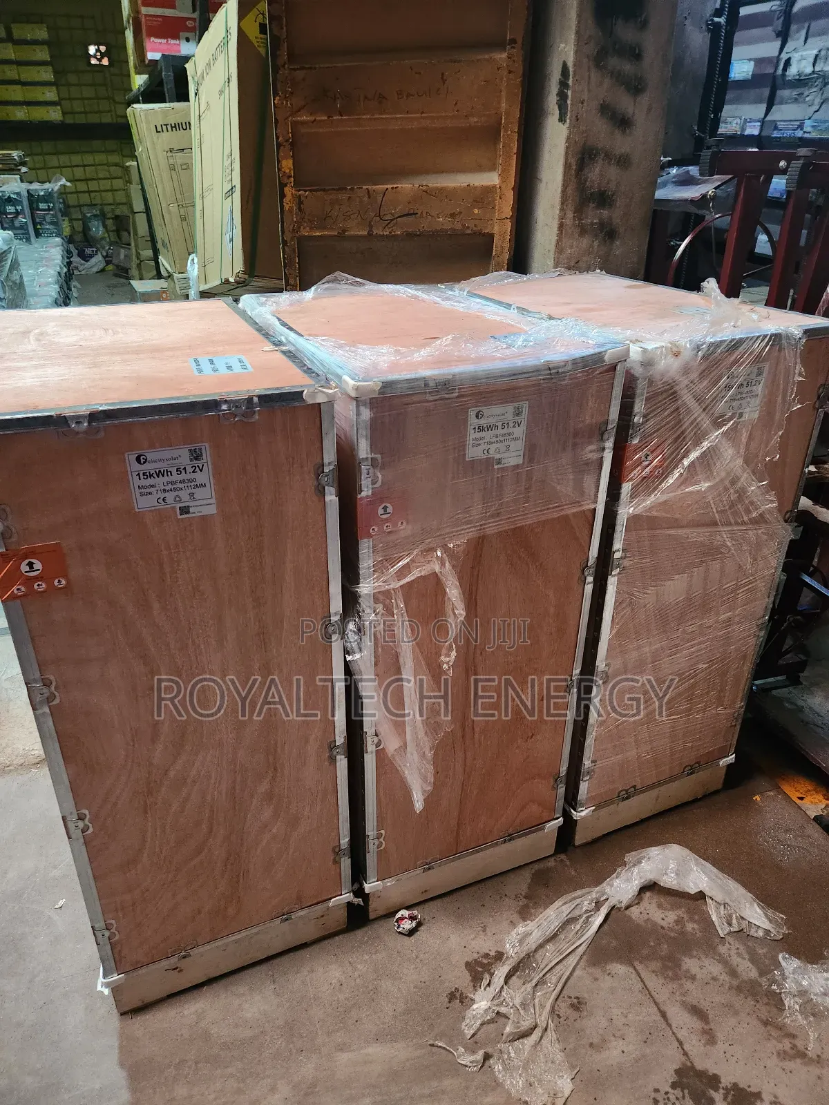 15kwh 51.2v Felicity Lithium Phosphate Batteries