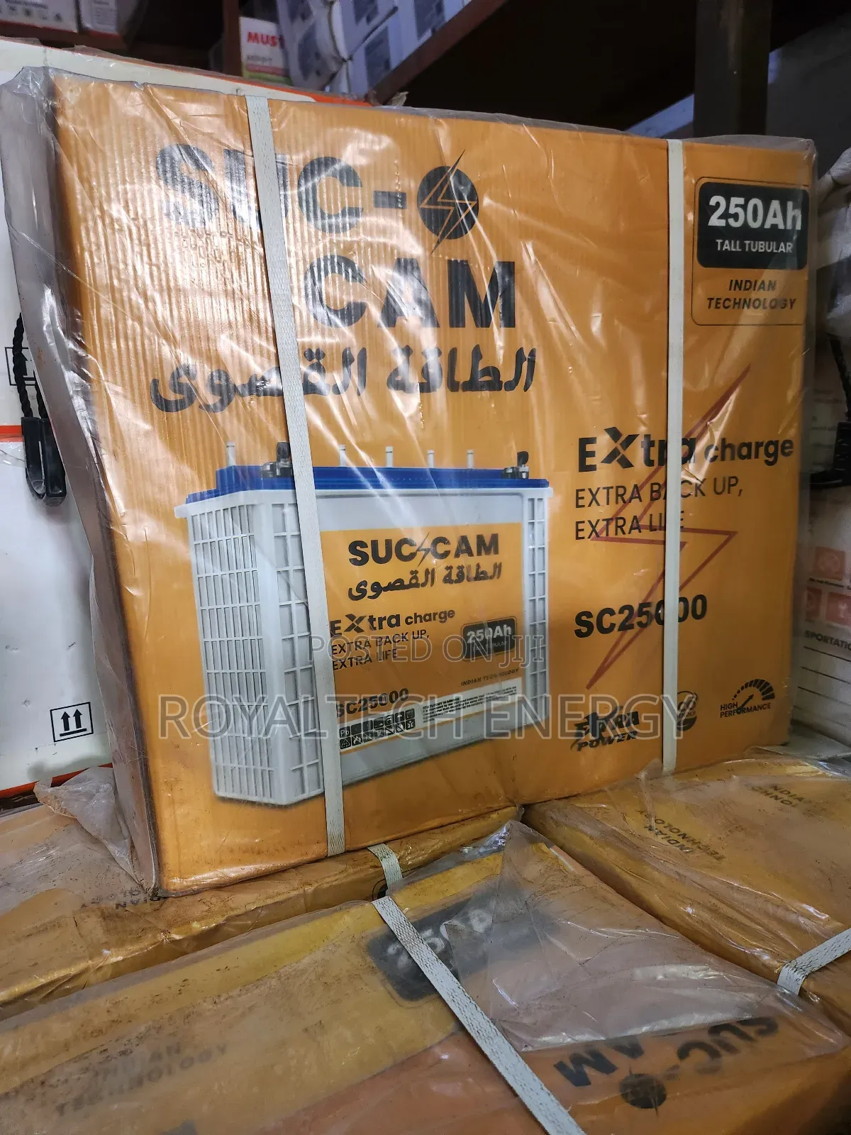 Succam 250ah 12v Tubular Batteries