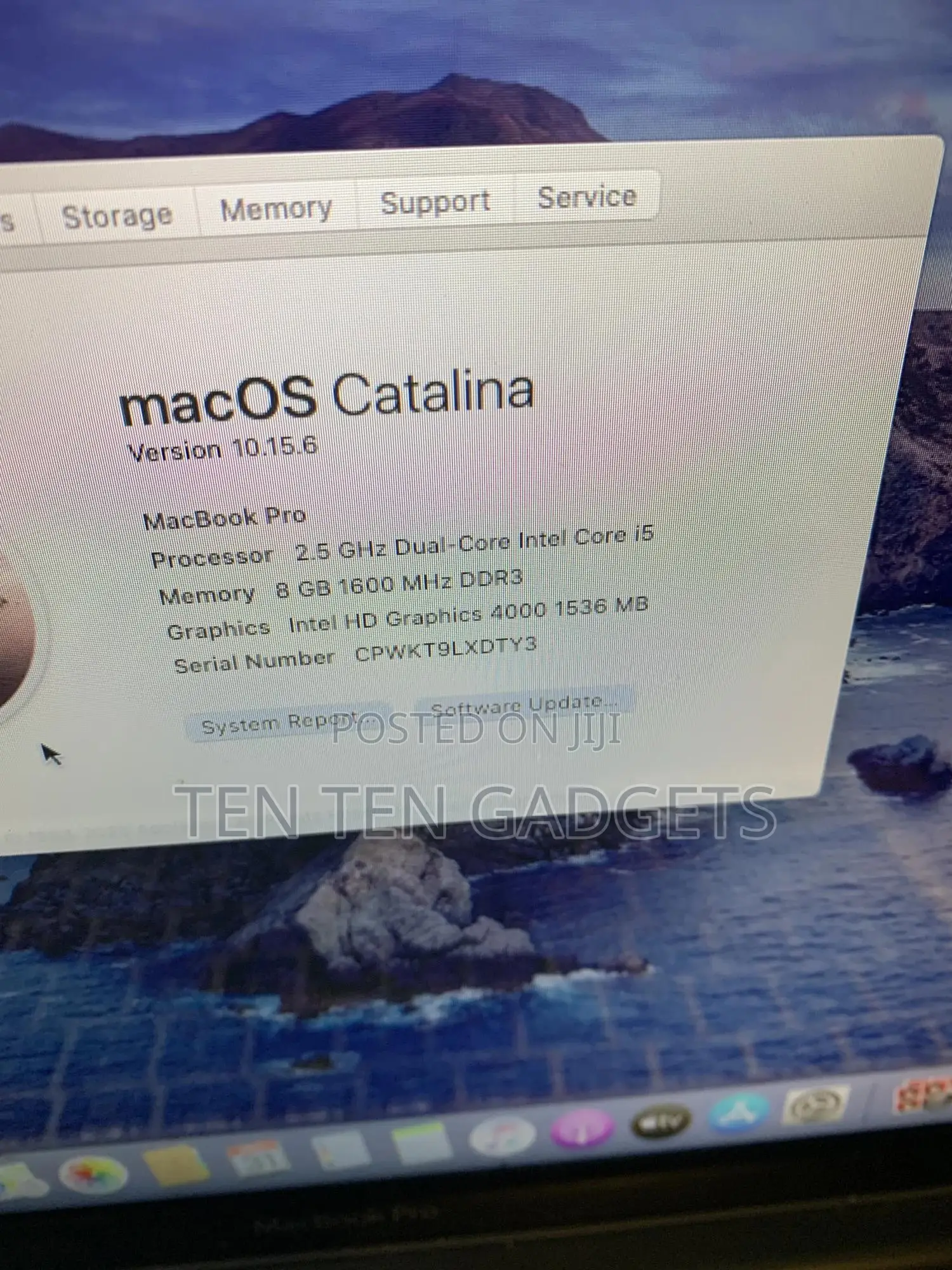 Laptop Apple MacBook Pro 2012 8GB Intel Core i5 HDD 500GB