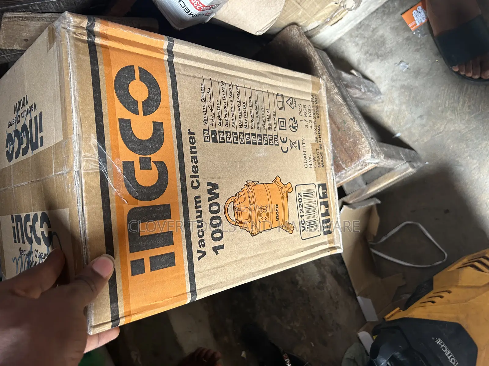 Ingco 12l Wet Dry Vacuum Cleaner Vc12202