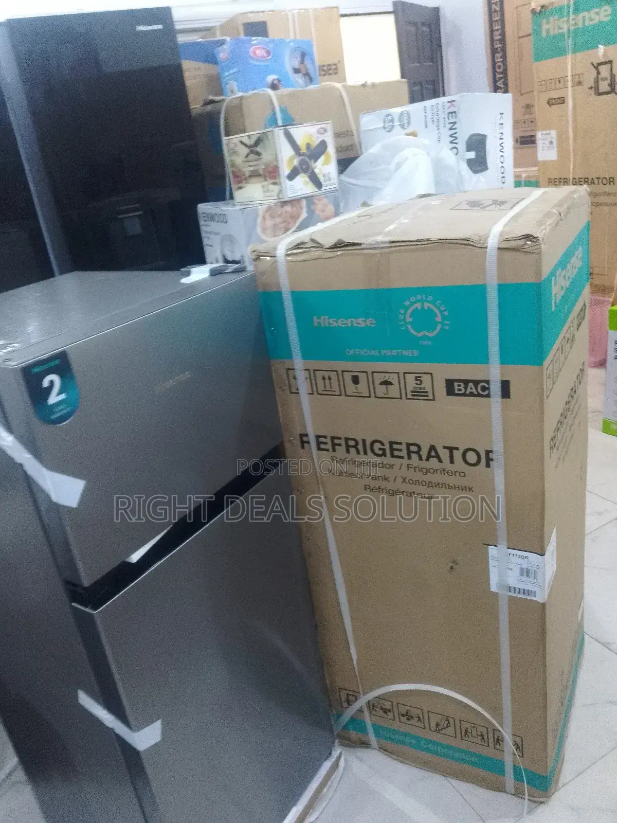 Hisense 124l Refrigerator – Backed by a 1-Year Comprehensive Warranty
