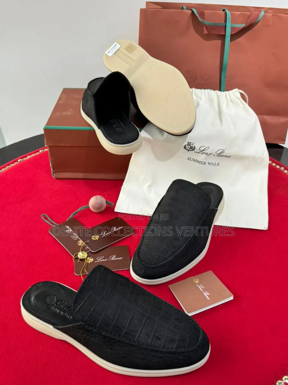 *Original Loro Piana Mules Available in Store 40 —— 47