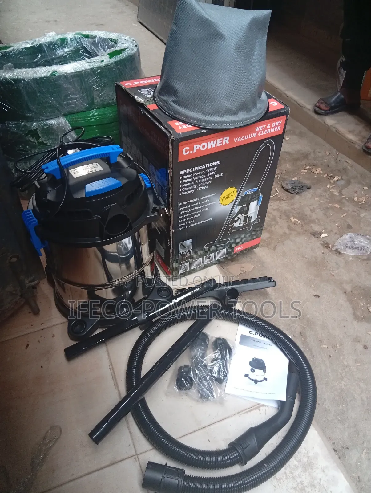 C. Power Wet and Dry Vacuum Cleaner 20l