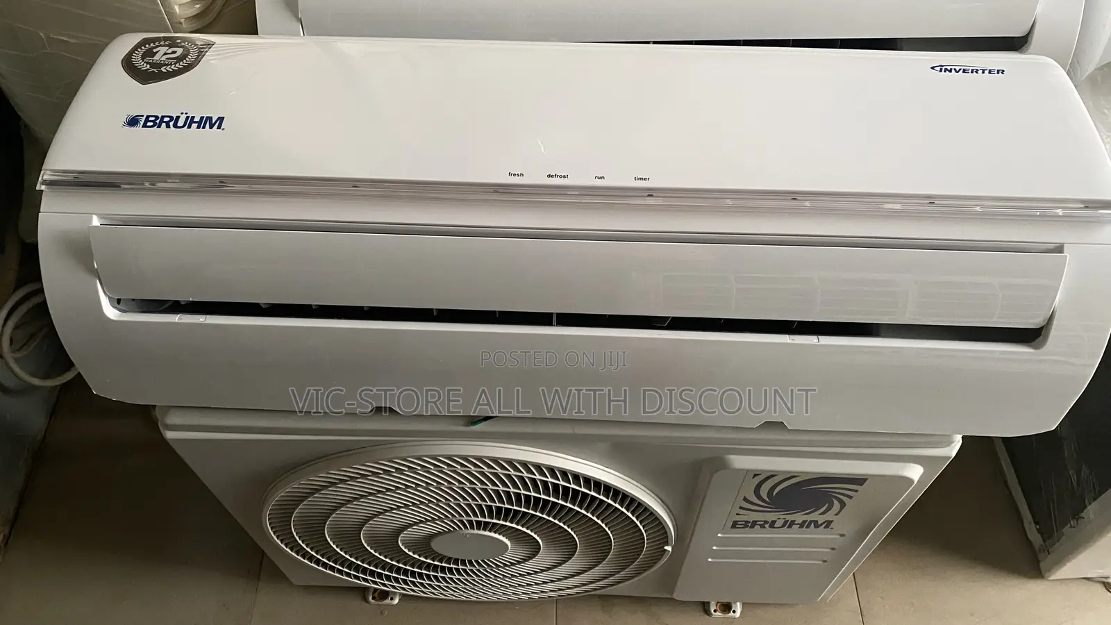 Bruhm 1.5hp Inverter Ac Few Days Used