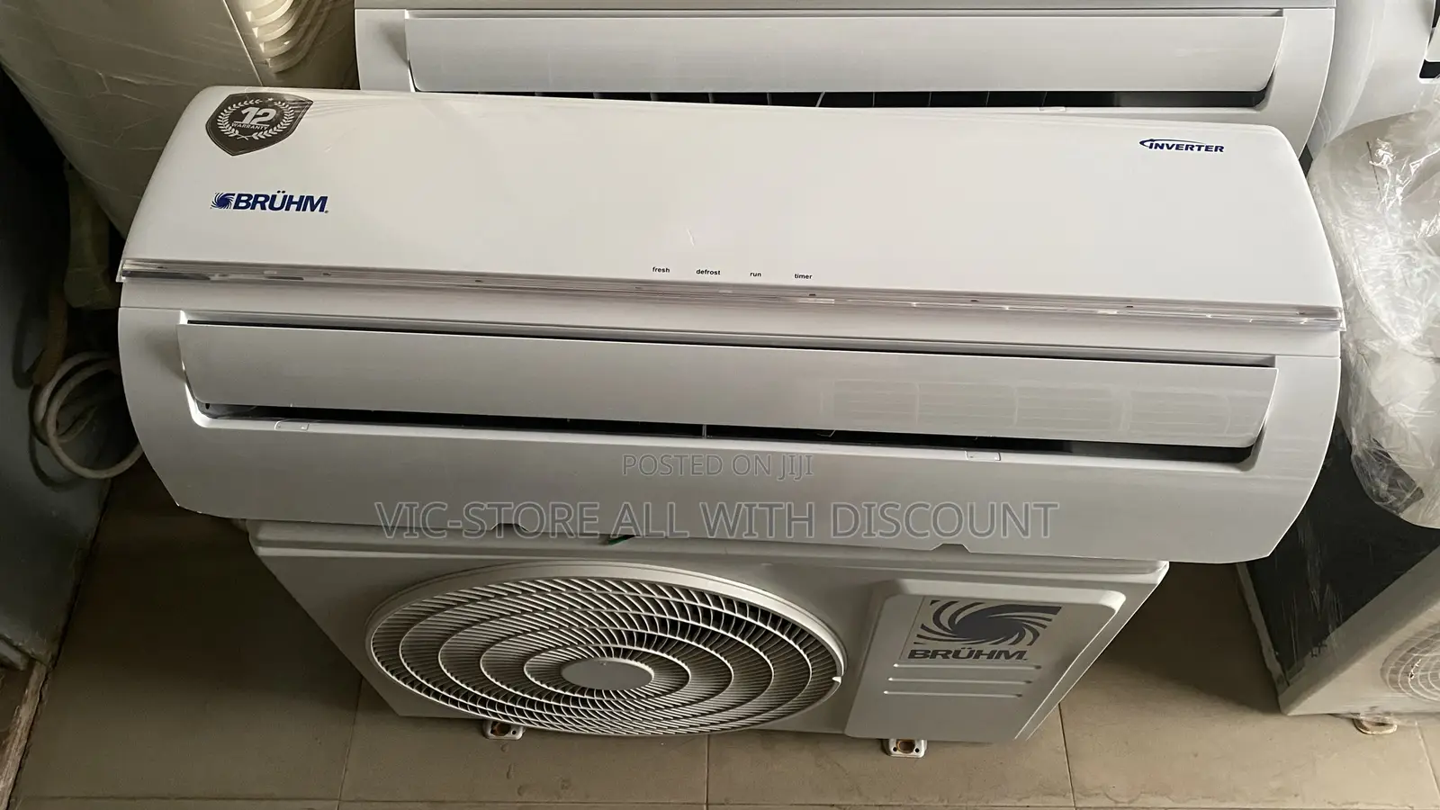 Bruhm 1.5hp Inverter Ac Few Days Used