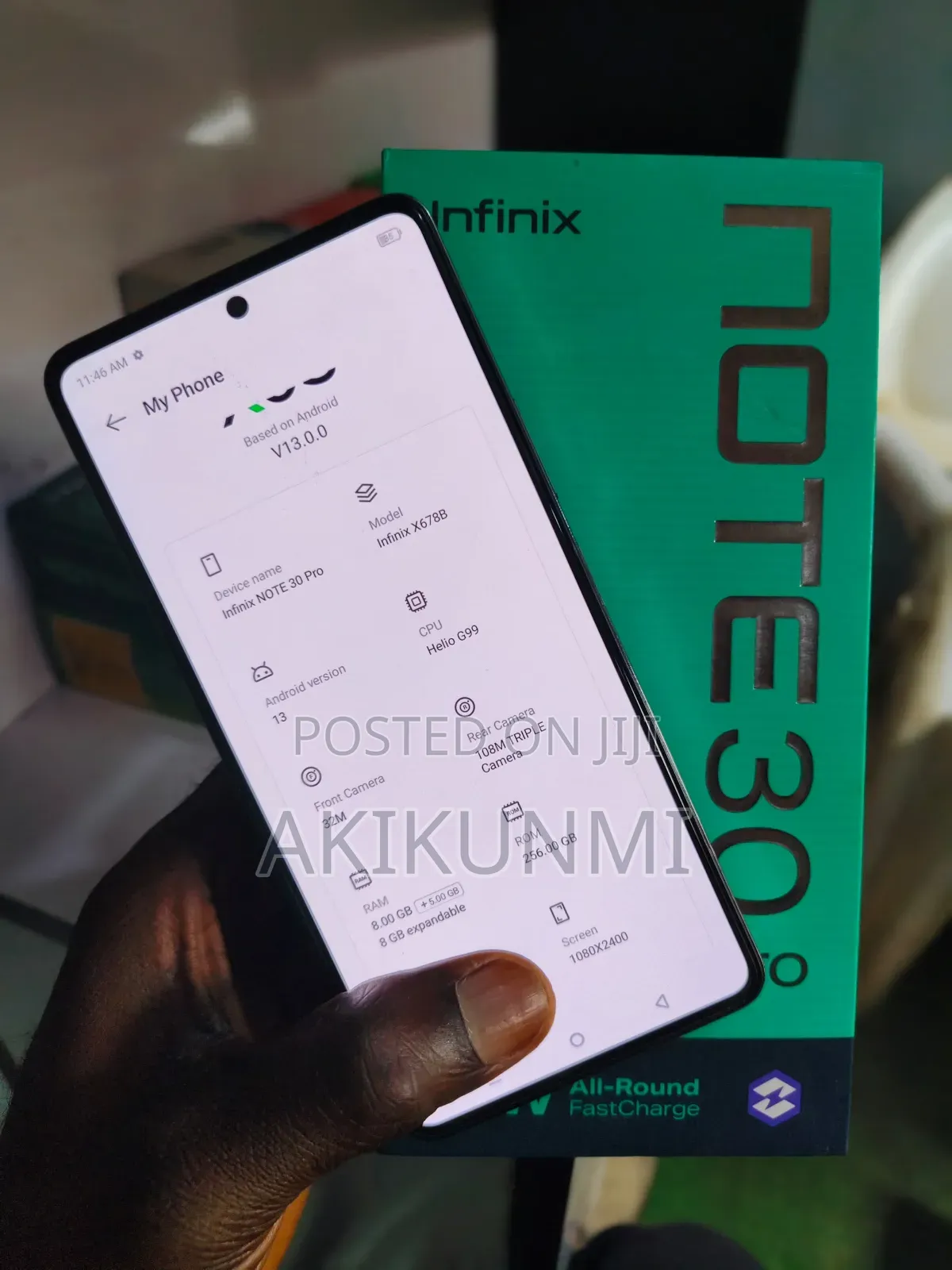 Infinix Note 30 Pro 256 GB Gold