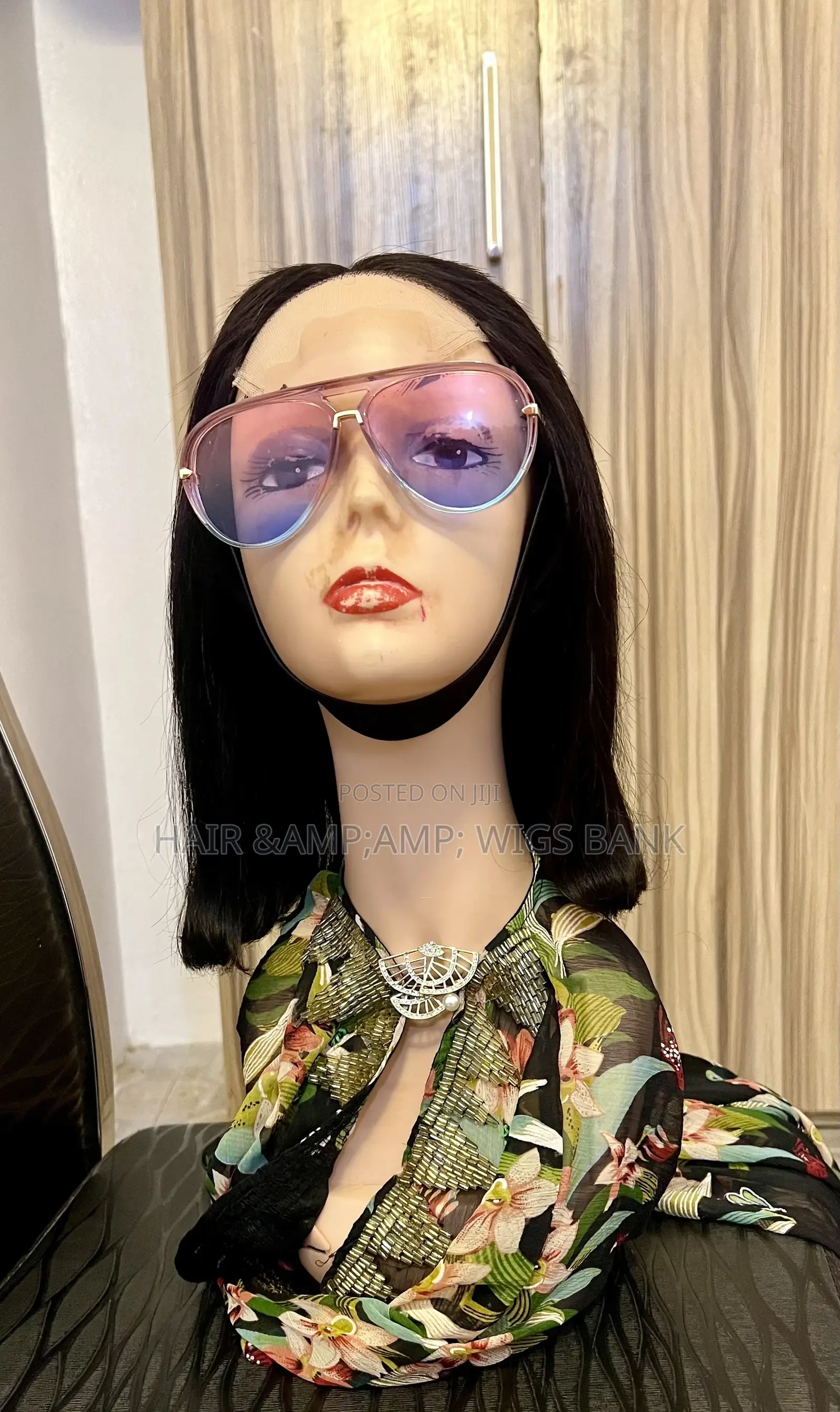 10” Human Hair With Full Closure Wig