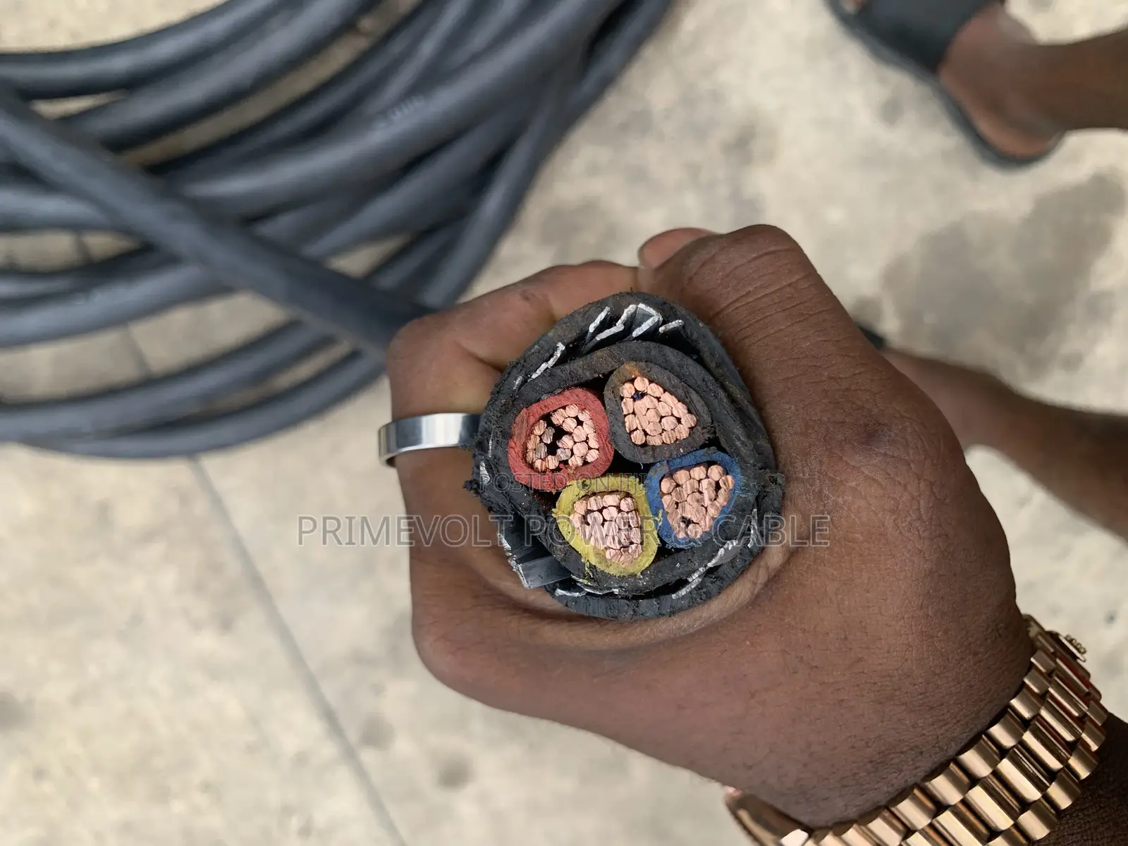 95mmx4core Armoured Cable