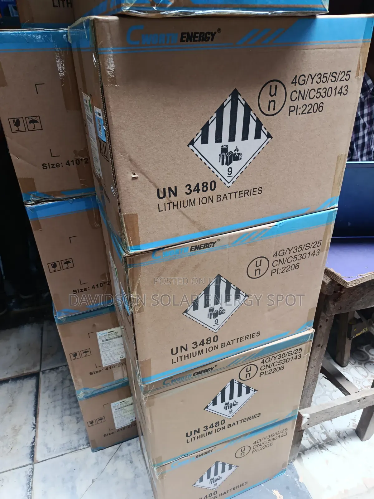 300arh Cworth Energy Lithium Ion Battery