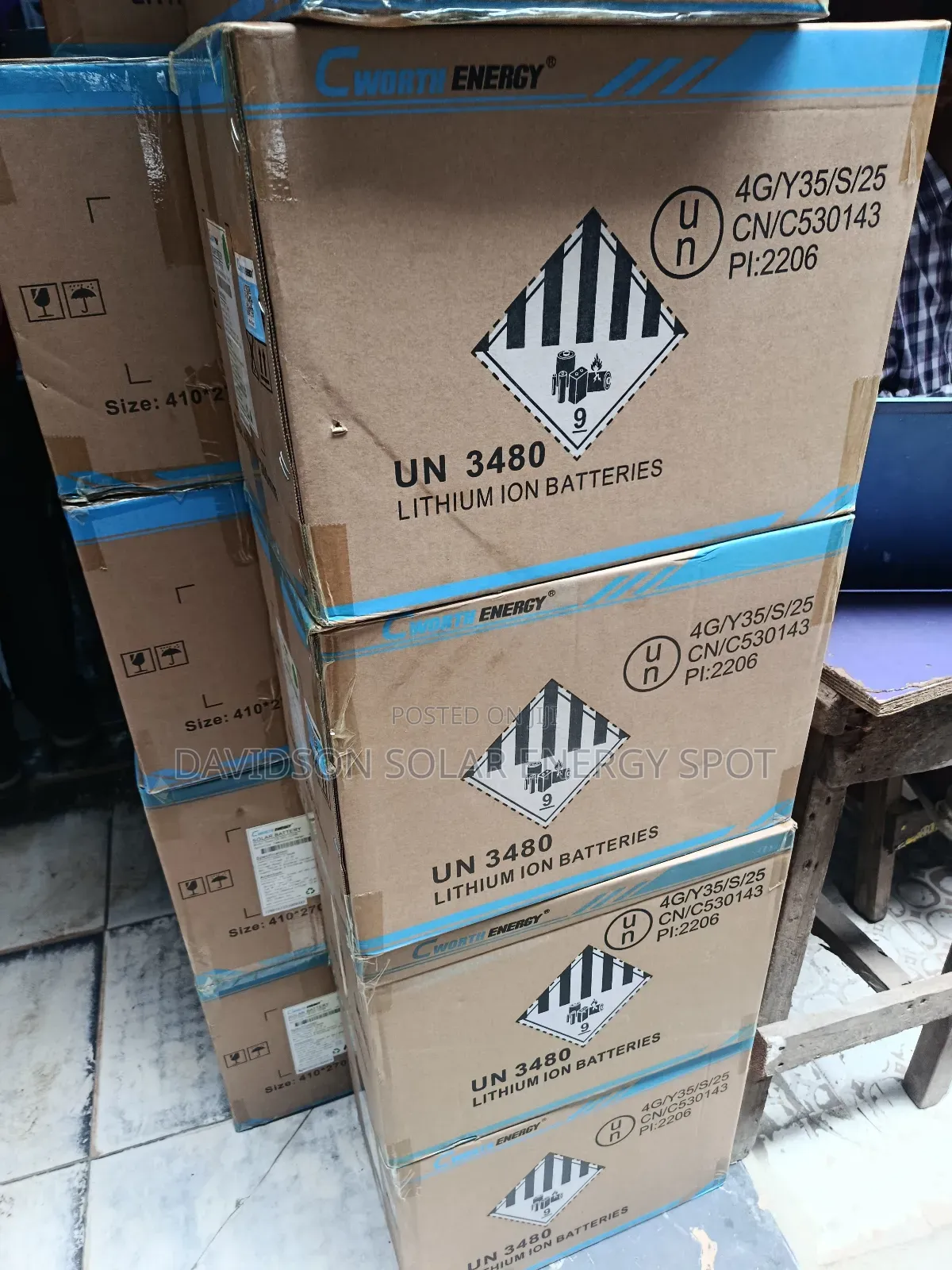 300arh Cworth Energy Lithium Ion Battery