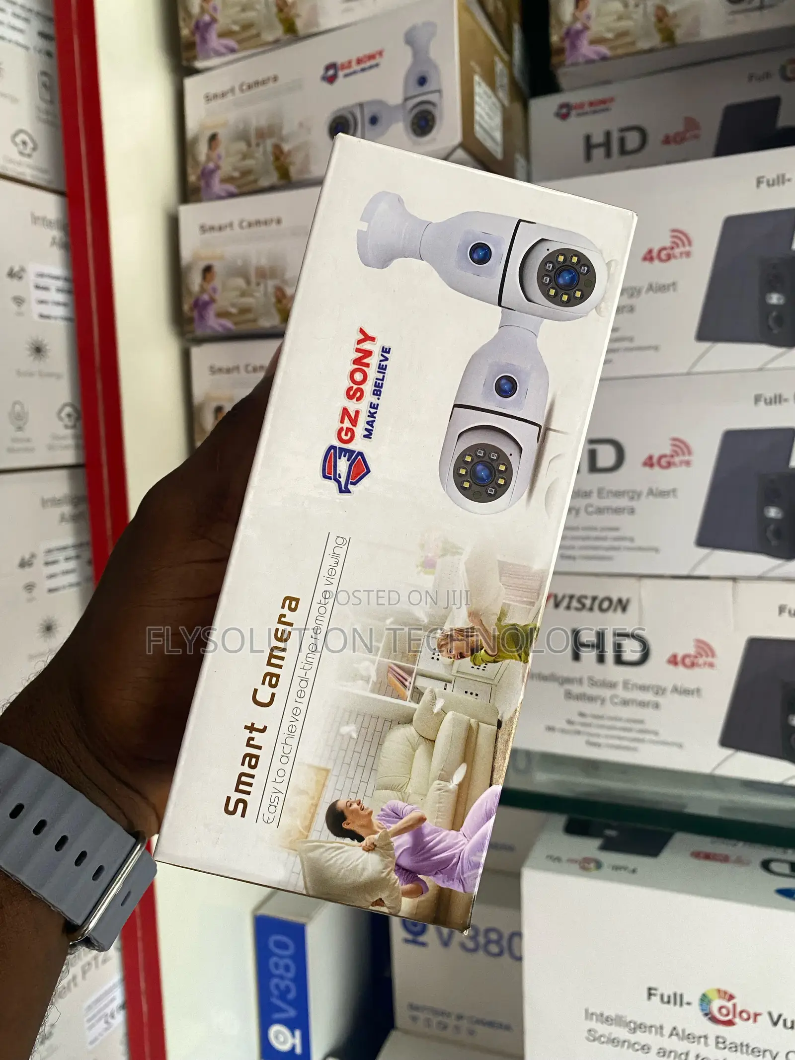 V380 Dual-Lens Smart Wifi Bulb Camera