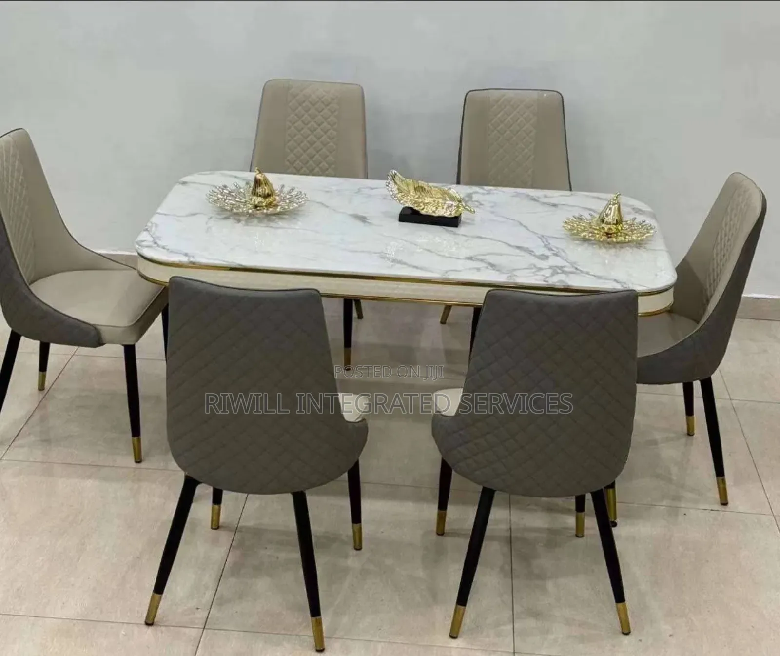 Six Seaters Dining Table Set