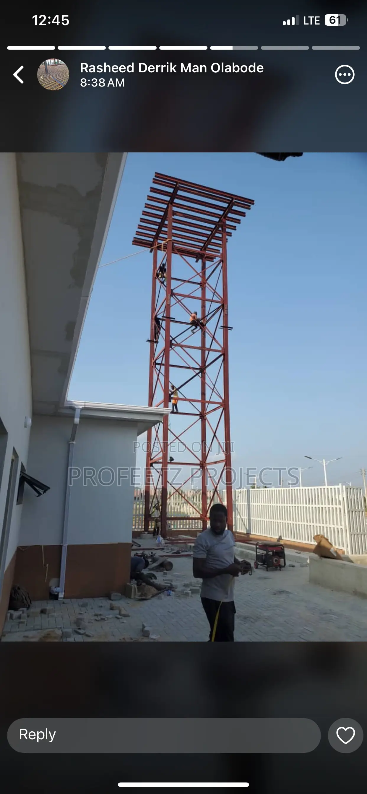Water Tank Stanchion