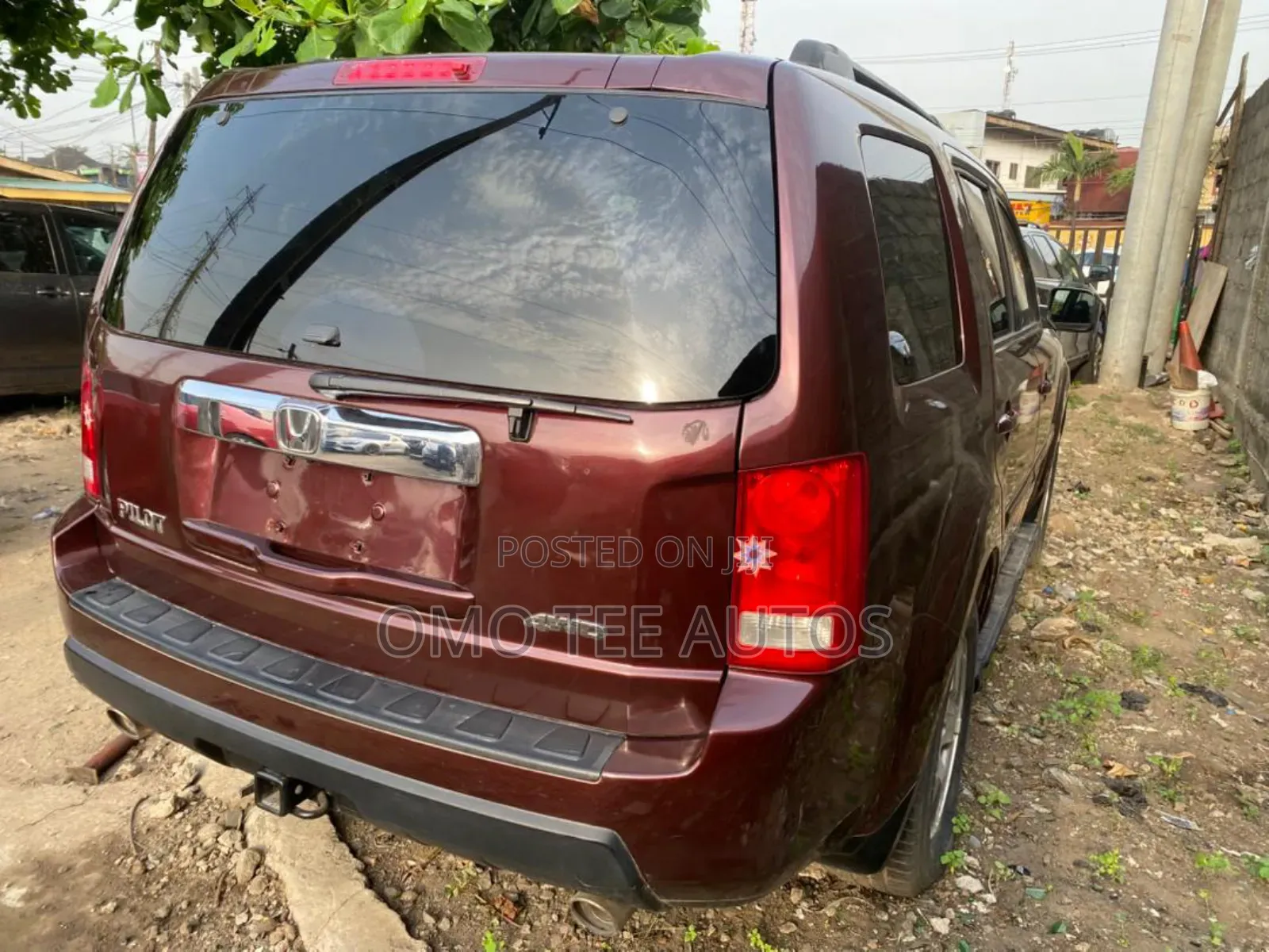 Honda Pilot EX-L 4dr SUV (3.5L 6cyl 5A) 2011 Red