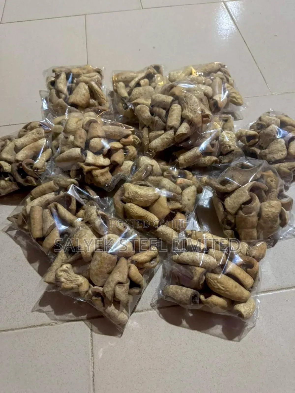 White Ponmo(Cow Skin) And Bokoto