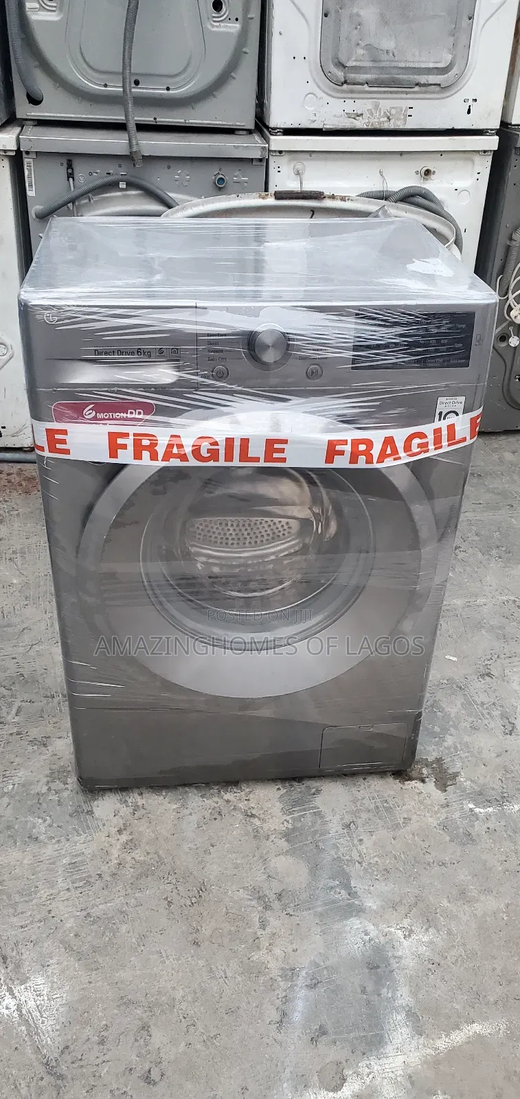 6kg, Wash and Spin Inverter Washing Machine Lg Direct Drive