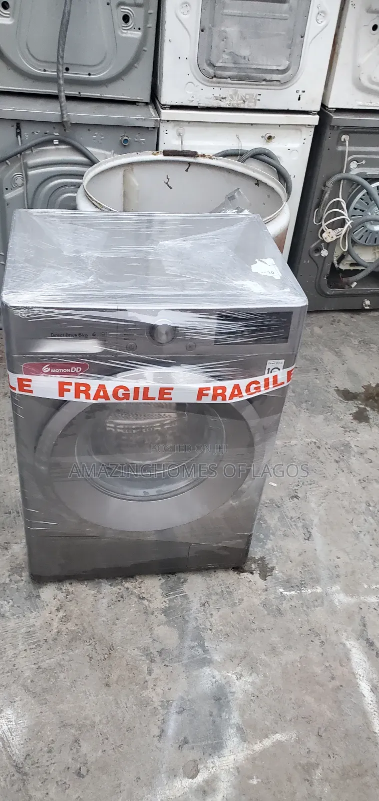 6kg, Wash and Spin Inverter Washing Machine Lg Direct Drive