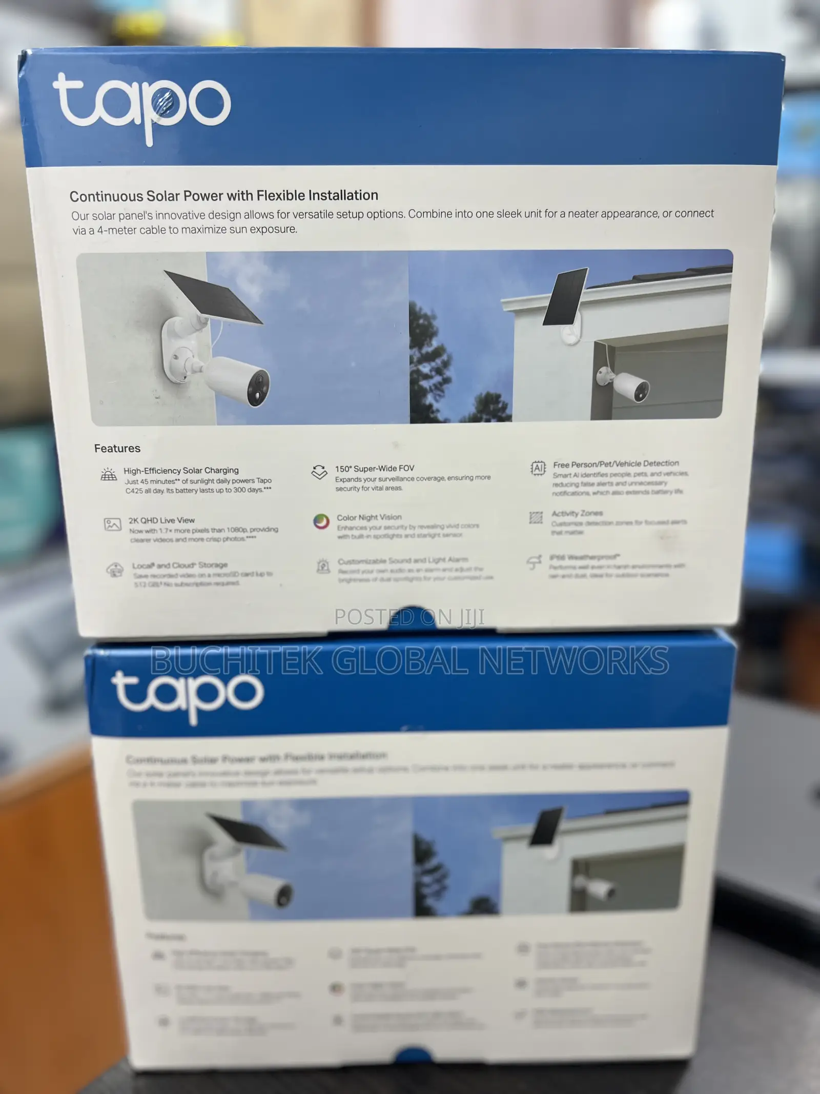 Tp-Link Tapo C425 Solar Powered Security Camera Kit.