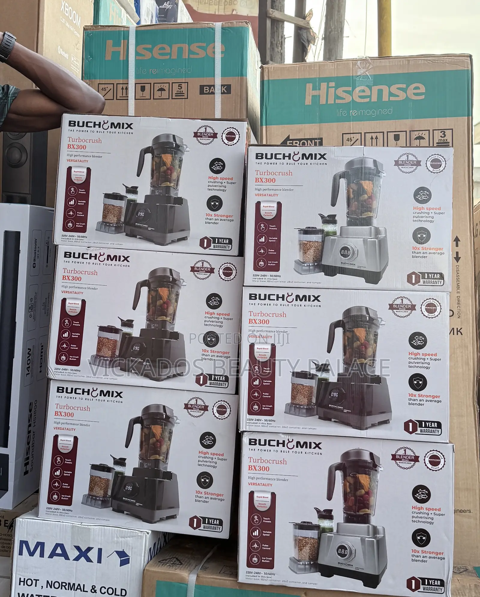Buchymix 3l 2200w Premium Digital Turbocrush Blender | Bx300
