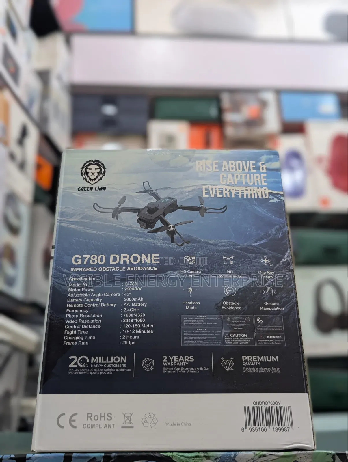 Green Lion G780 Drone (Infrared Obstacle Avoidance)