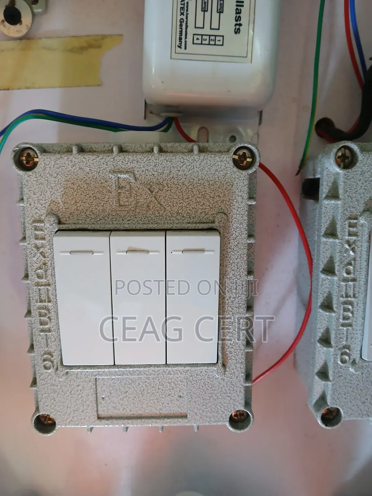 3gang and 4gang Atex Ex Switches