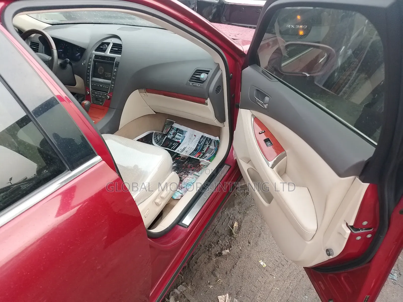 Lexus ES 350 2011 Red