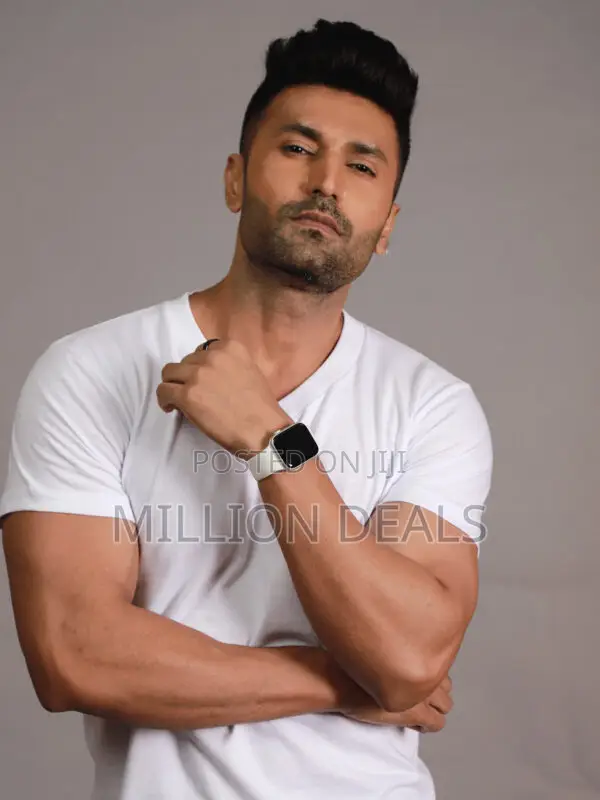Custom Fit Men's White v- Neck T-Shirt