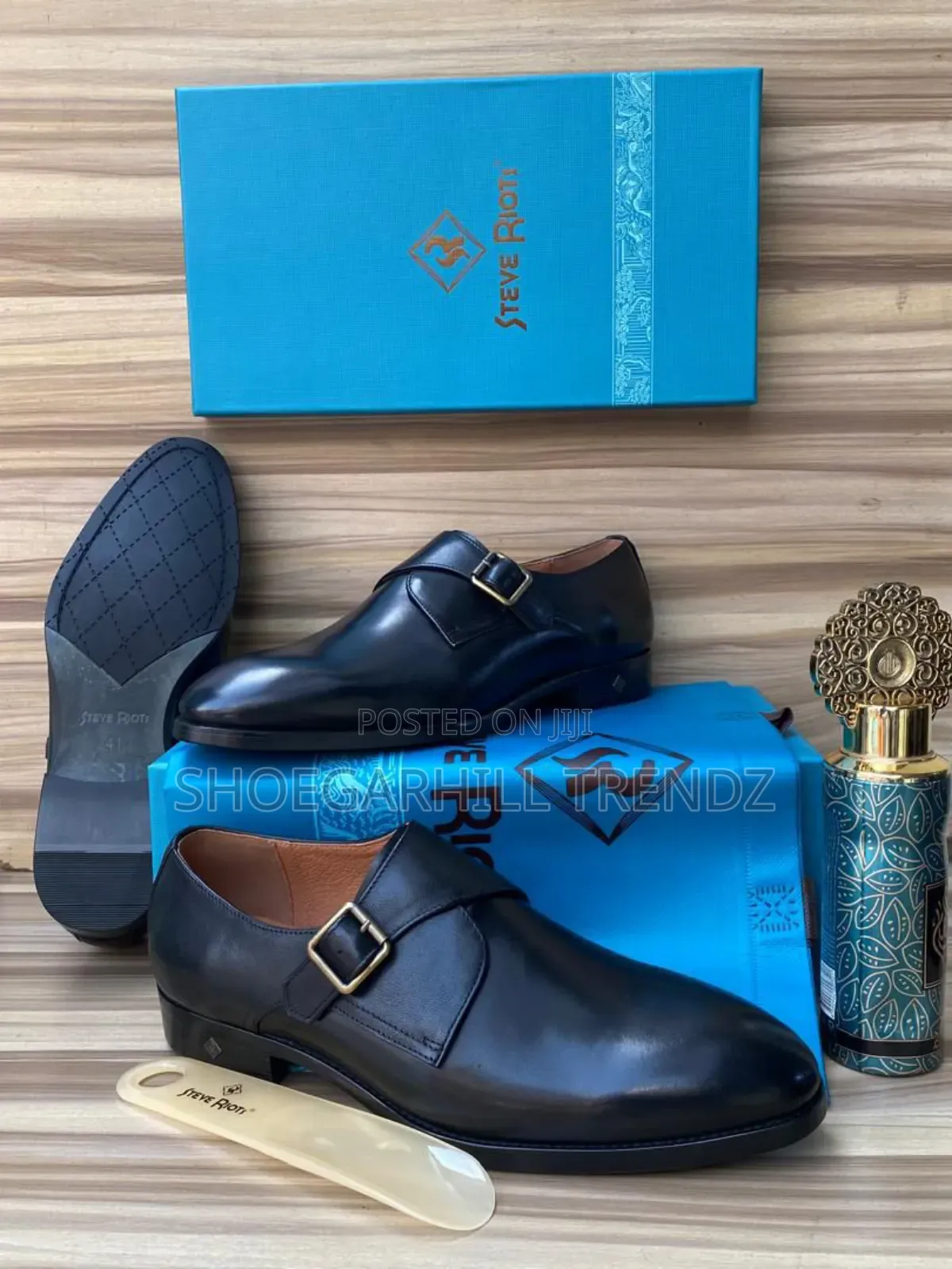 Steve Riots Mens Strap Shoes