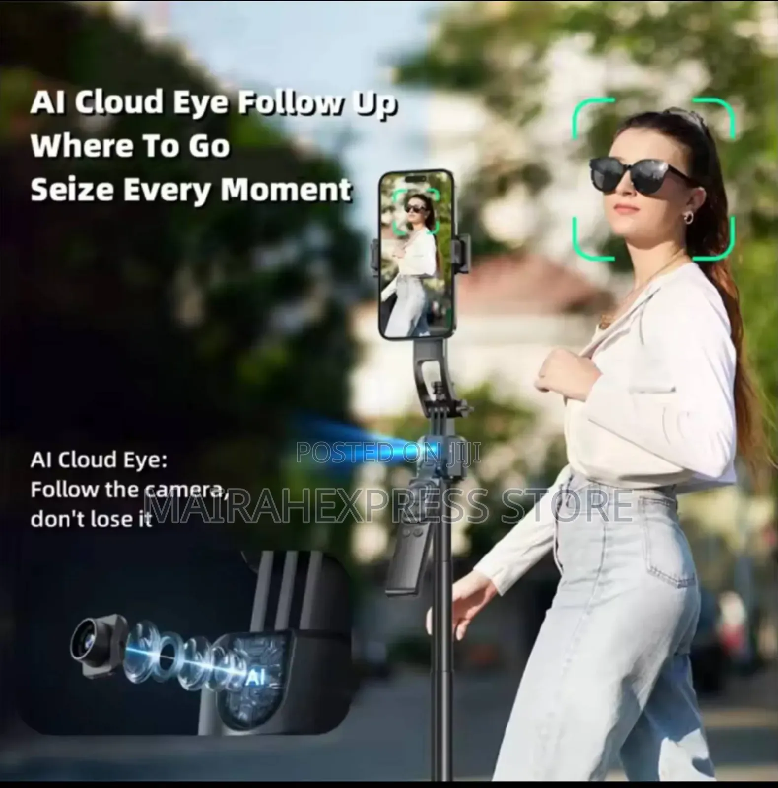 C12 Intelligent Ai Follow-Up Anti-Shake Pan Tilt Tripod HMK