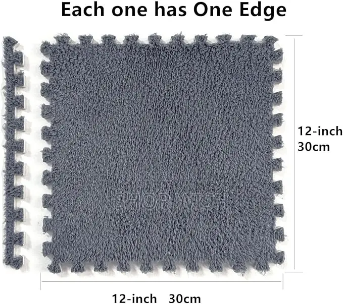 Removable Washable Odor Resistant Washable Carpet for Kids and Pets