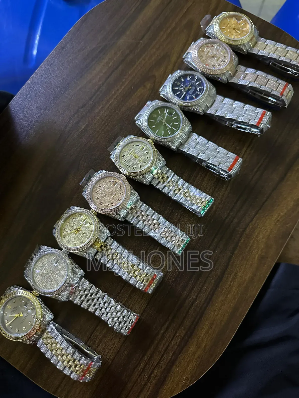 * Rolex Full Ice Watch – Icy Glamour*