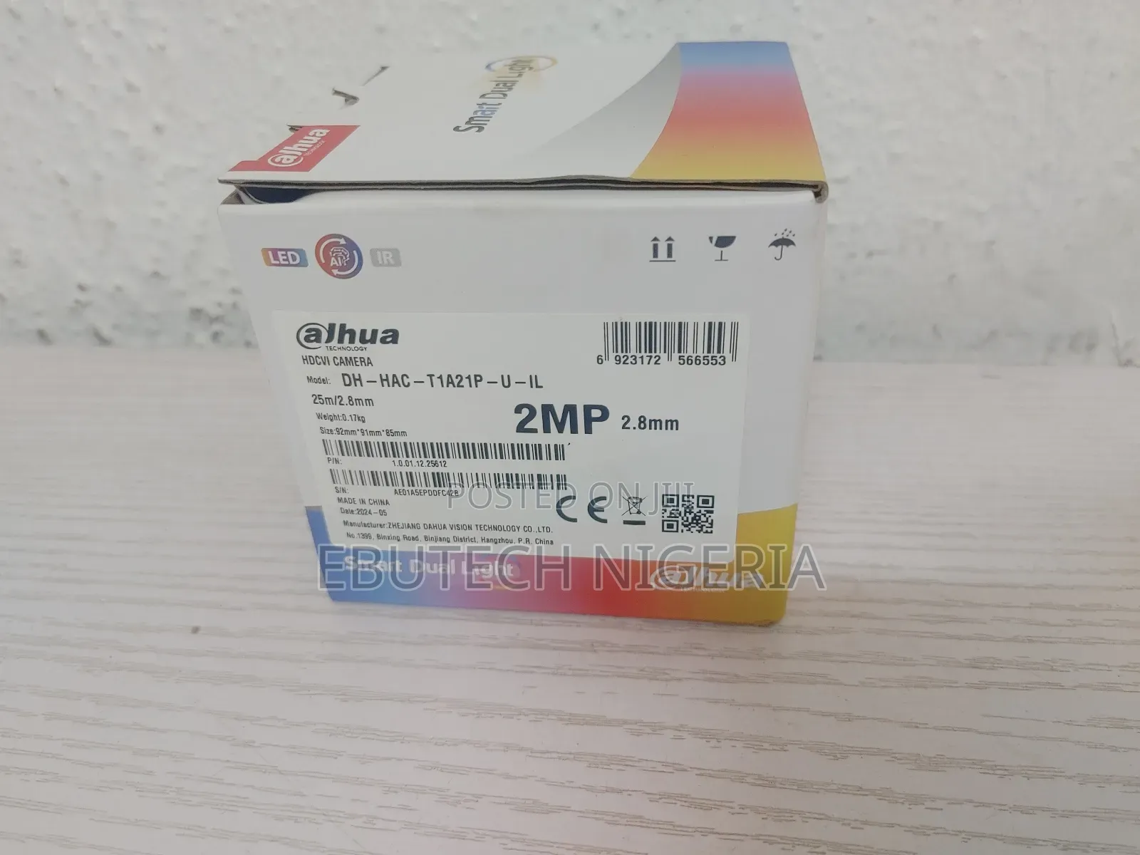 Dahua Dh-Hac-T1a21p-U-Il 2mp Smart Dual Lightanalog With Audio.