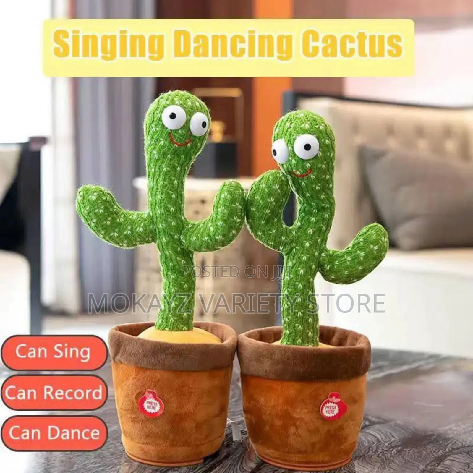 Rechargeable Talking Cactus