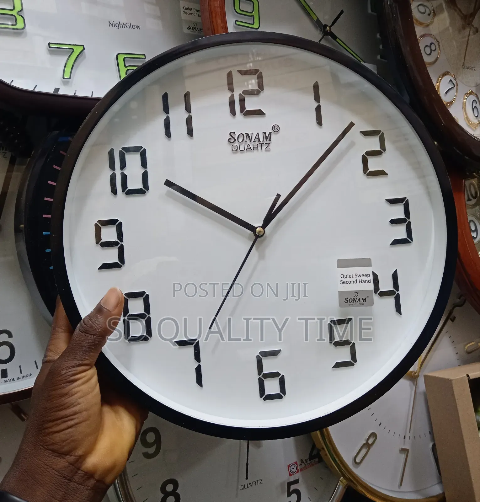 Sonam Silent-Sweep Wall Clock